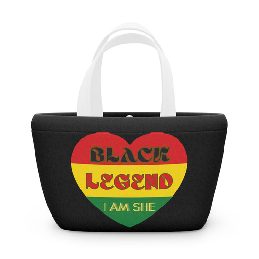 Heart Print Lunch Bag - Stylish and Functional Tote for Everyday Meals