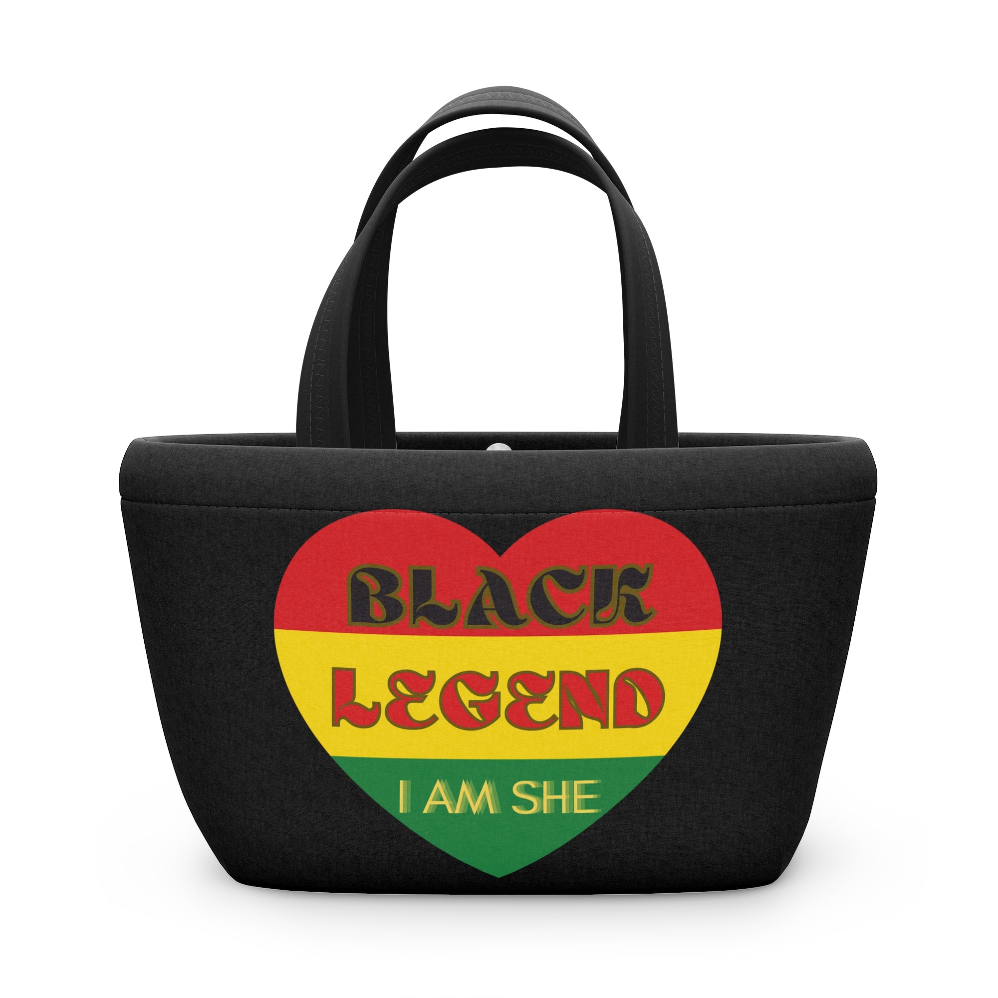 Heart Print Lunch Bag - Stylish and Functional Tote for Everyday Meals